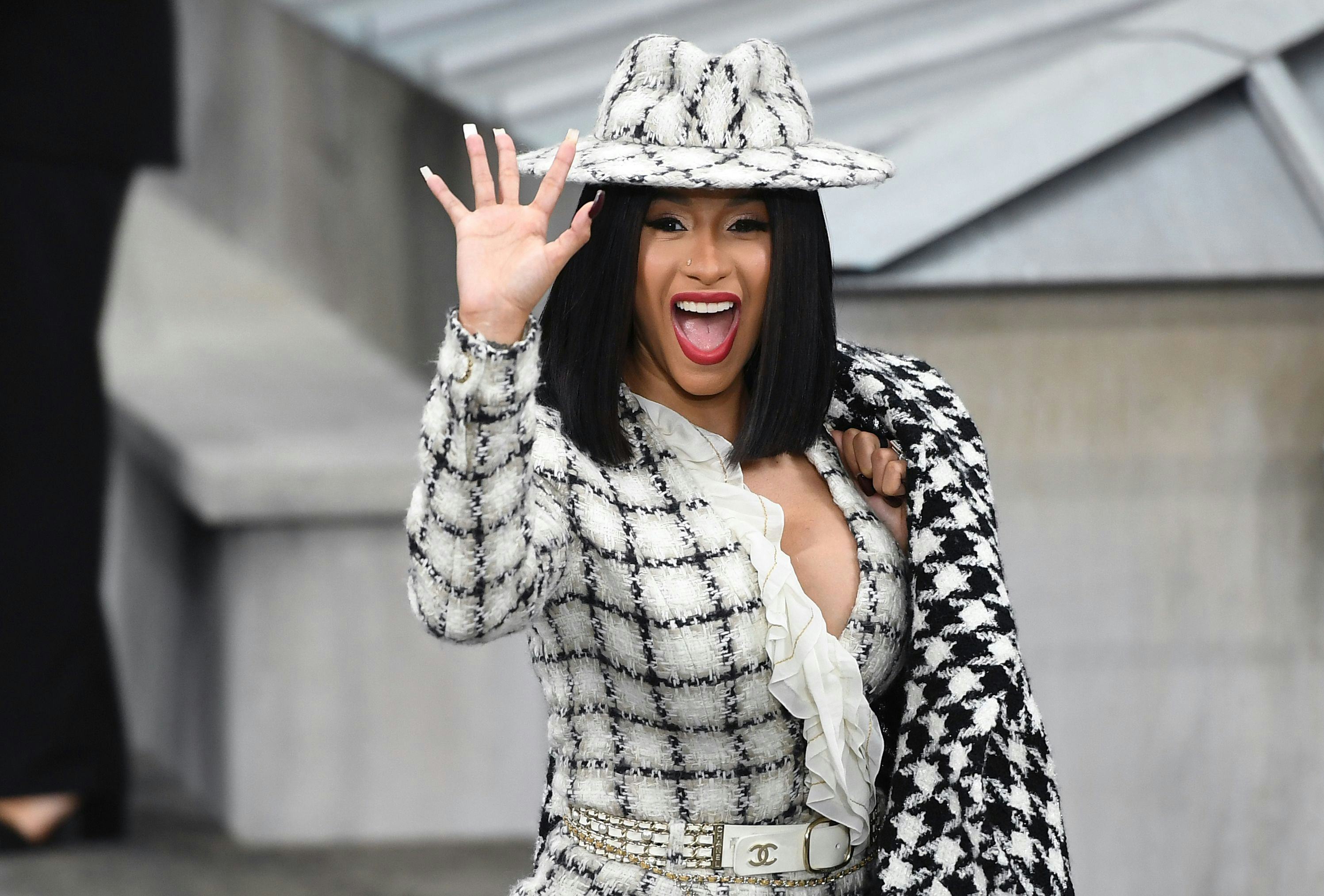 Cardi B’s Chanel Bag Is A Supersize Take Of The Classic Accessory