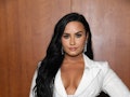 LOS ANGELES, CALIFORNIA - JANUARY 26: Demi Lovato attends the 62nd Annual GRAMMY Awards at STAPLES C...