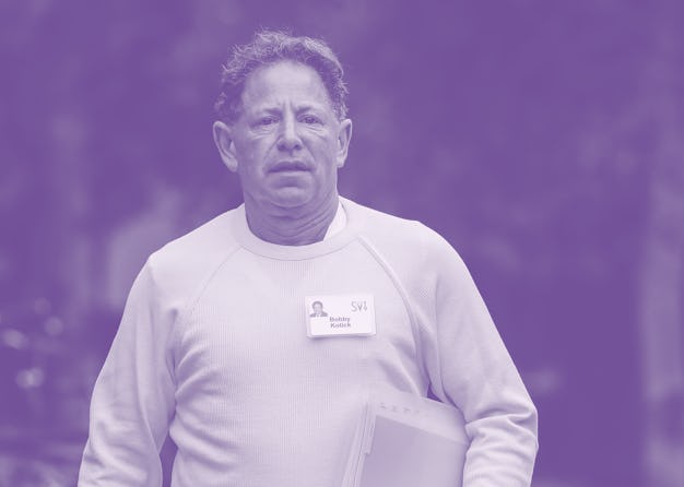 SUN VALLEY, ID - JULY 10: Bobby Kotick, chief executive officer of Activision Blizzard, attends the...