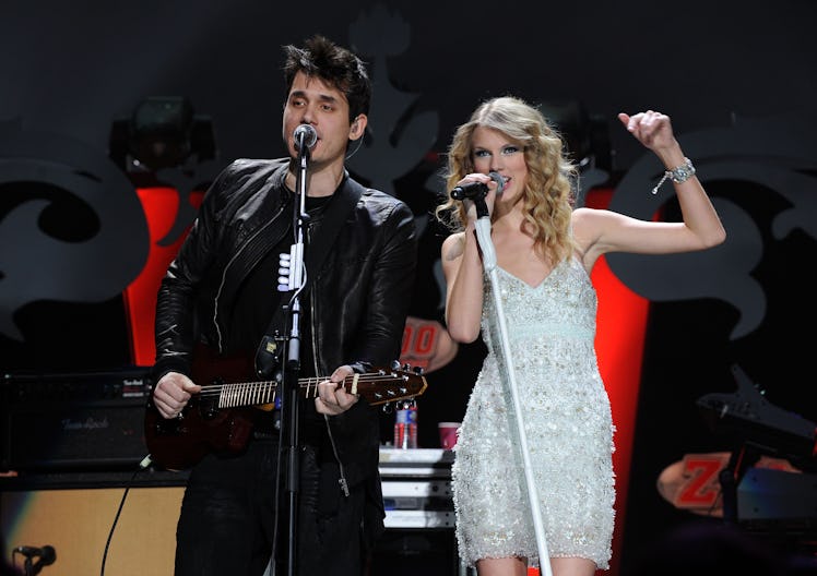 John Mayer and Taylor Swift hit the stage.