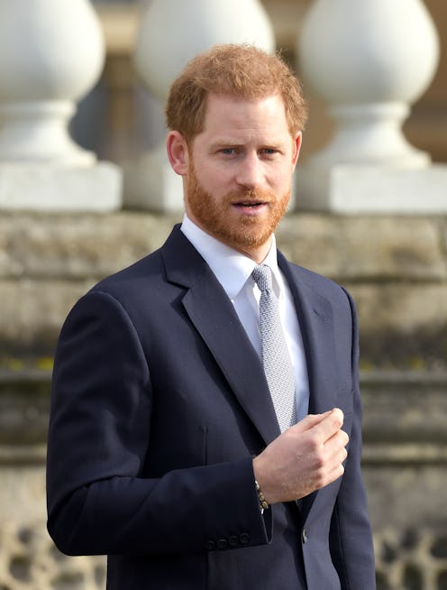 LONDON, ENGLAND - JANUARY 16: Prince Harry, Duke of Sussex hosts the Rugby League World Cup 2021 dra...