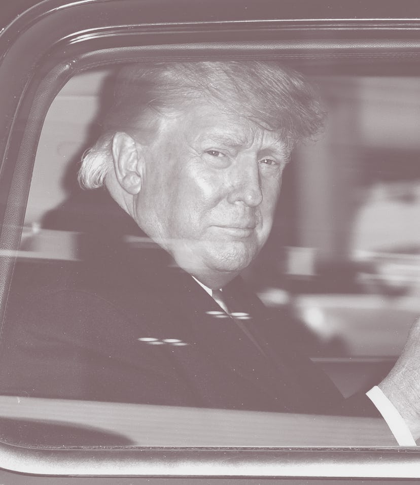 NEW YORK, NY - MARCH 09: Former U.S. President Donald Trump leaves the Trump Tower in Manhattan on ...