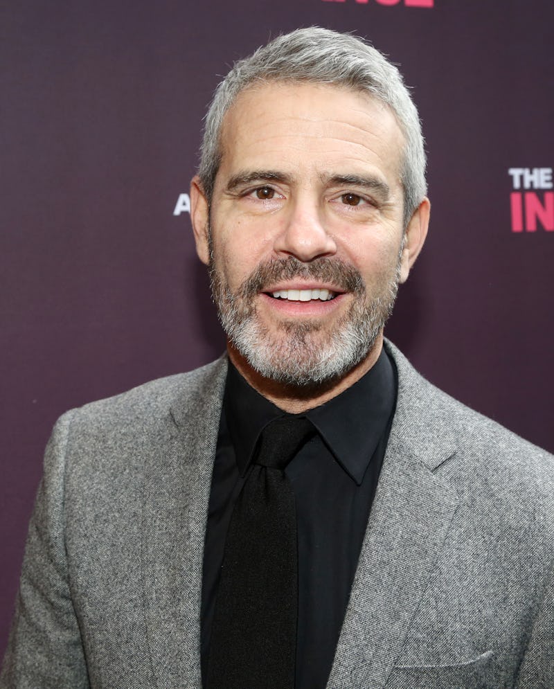 NEW YORK, NEW YORK -NOVEMBER 17: Andy Cohen poses at the opening night of the new Matthew Lopez play...