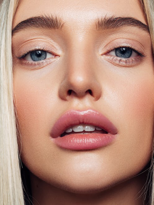 Portrait of a beautiful woman with natural make-up