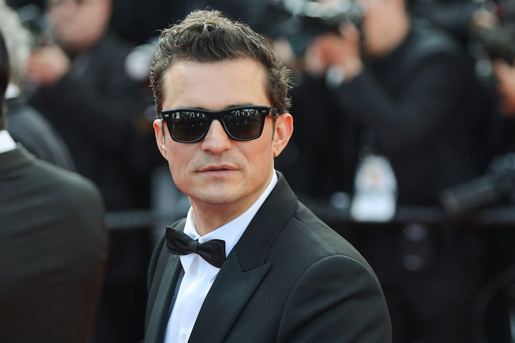 CANNES, FRANCE - MAY 23: Orlando Bloom attends the screening of "The Traitor" during the 72nd annual...