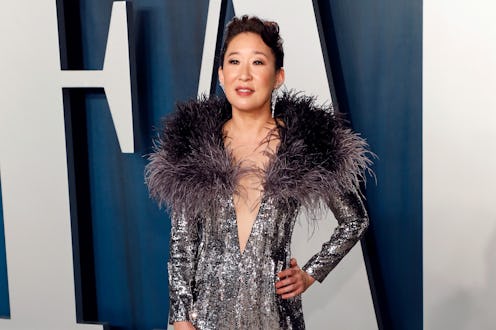 BEVERLY HILLS, CALIFORNIA - FEBRUARY 09: Sandra Oh attends the Vanity Fair Oscar Party at Wallis Ann...