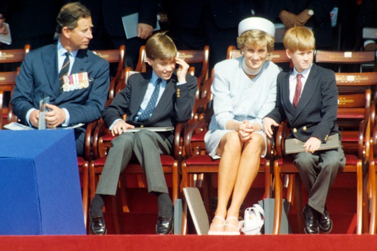 LONDON, UNITED KINGDOM - MAY 07:  Prince Charles, Prince of Wales, Prince William, Princess Diana an...