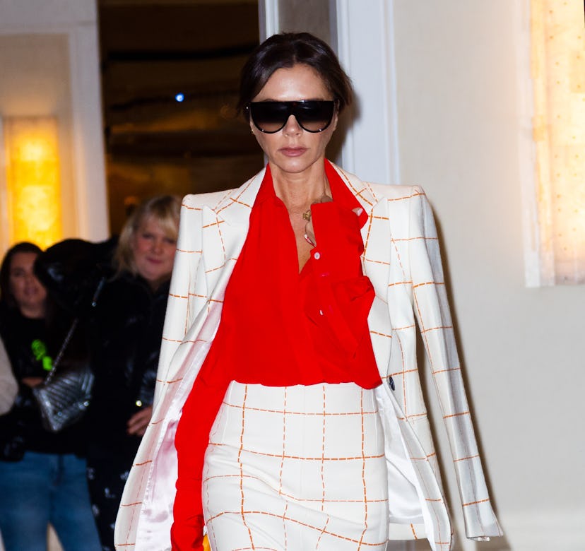 NEW YORK, NEW YORK - OCTOBER 17: Victoria Beckham on October 17, 2019 in New York City. (Photo by Ja...