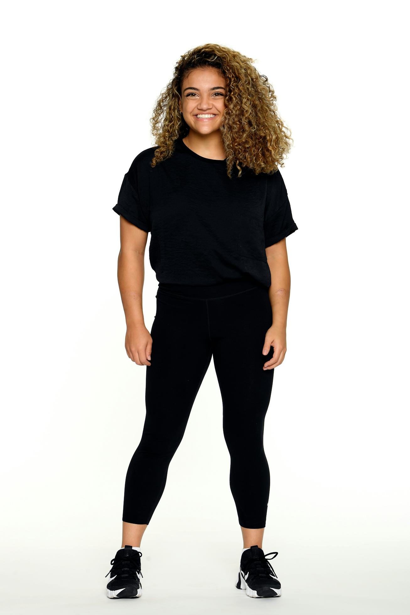LOS ANGELES, CALIFORNIA - OCTOBER 27: Gymnast Laurie Hernandez poses for a portrait on October 27, 2...