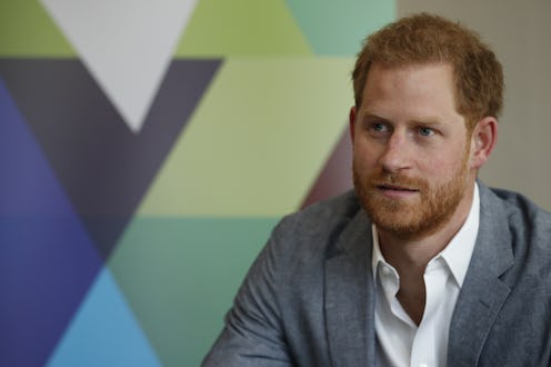 LONDON, UNITED KINGDOM - APRIL 3: Britain's Prince Harry, Duke of Sussex listens to the Youth Ambass...