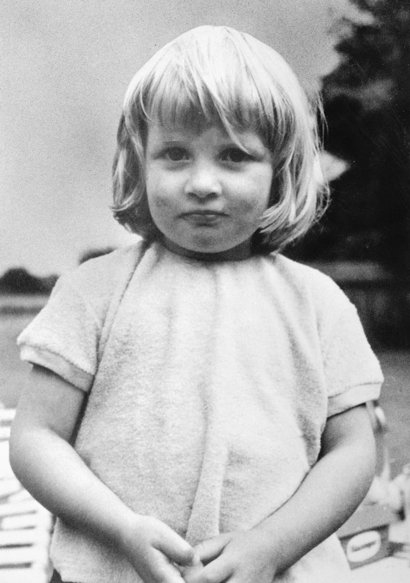 Diana Spencer as a little girl.