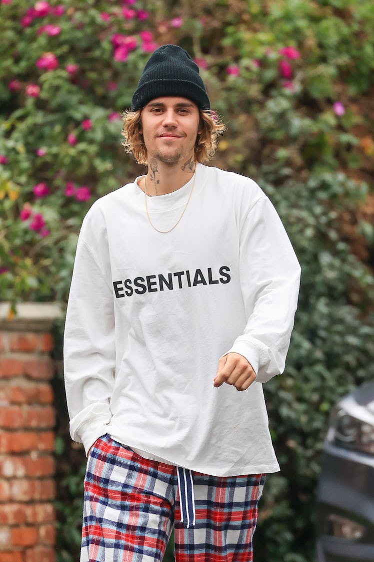 Justin Bieber is seen on February 9, 2021 in Los Angeles, California. (Photo by 007/MEGA/GC Images)