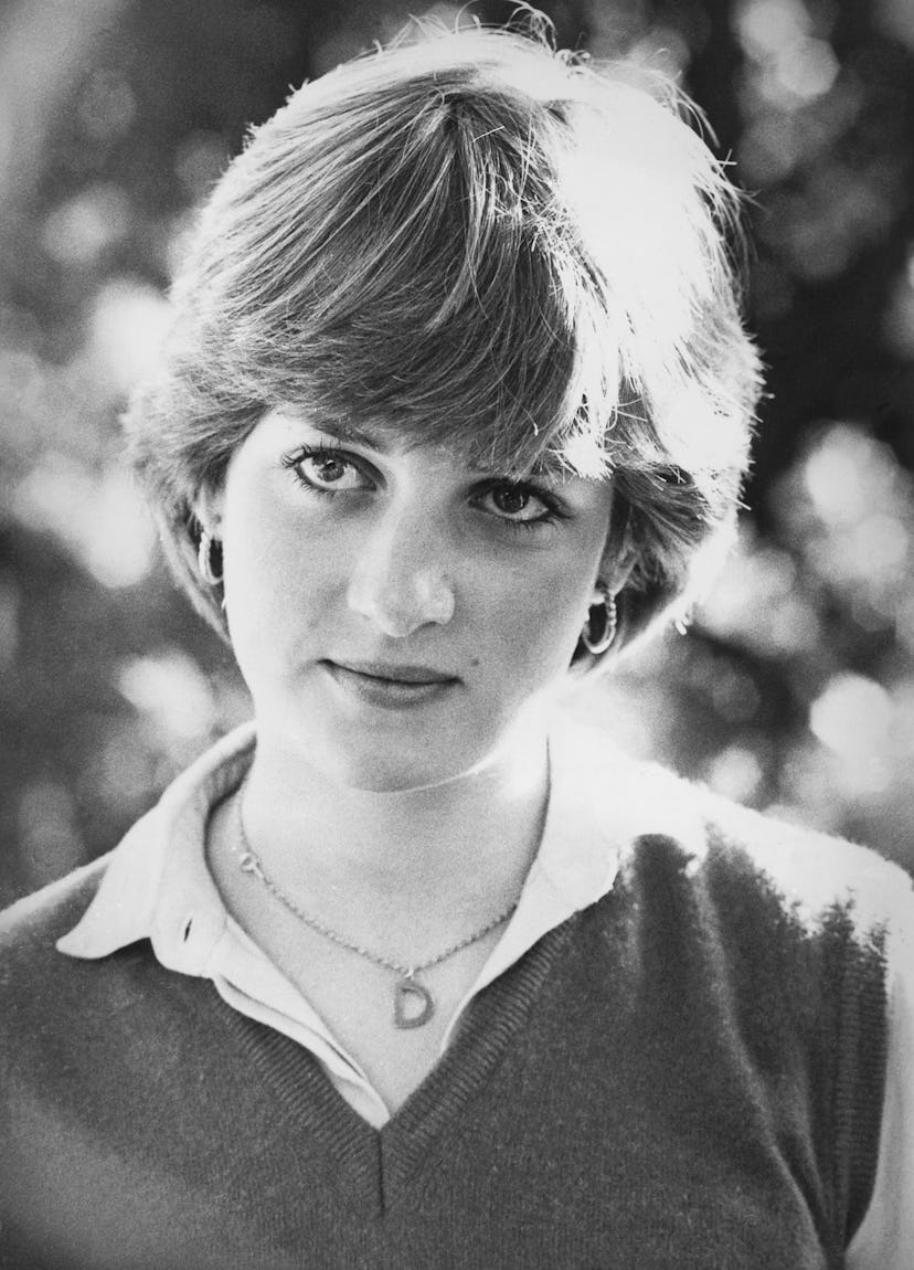 Diana Spencer in a sweater vest in 1980.
