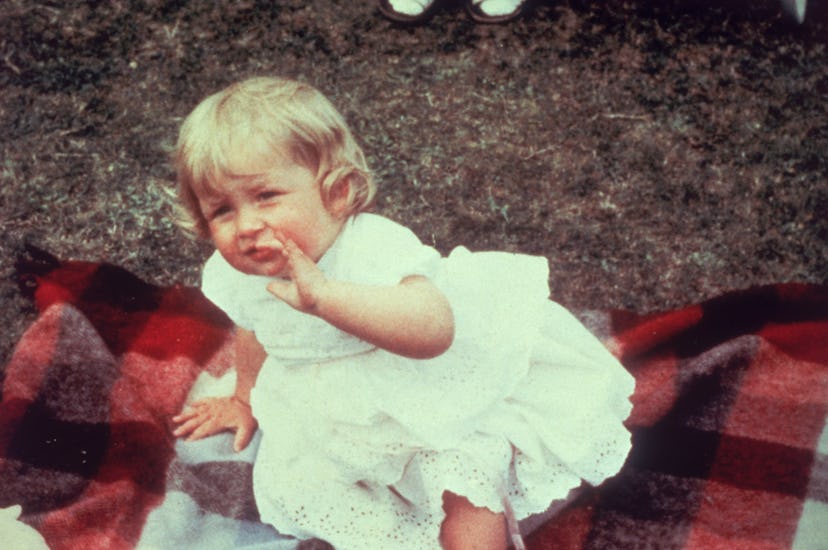 Princess Diana as a baby.