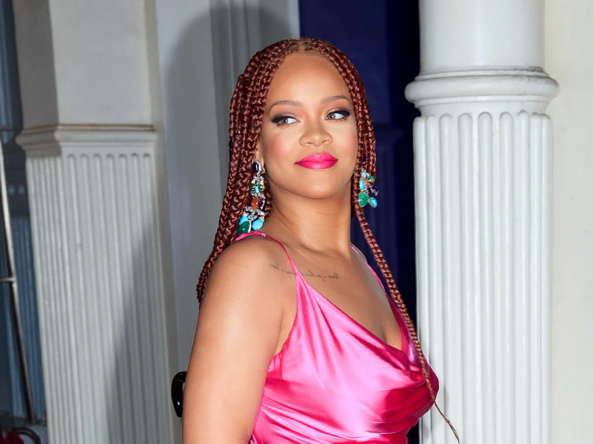 Rihanna's Slip Dress Is Destined To End Up In Your Spring Wardrobe Rihanna's Slip Dress Is Destined To End Up In Your Spring Wardrobe