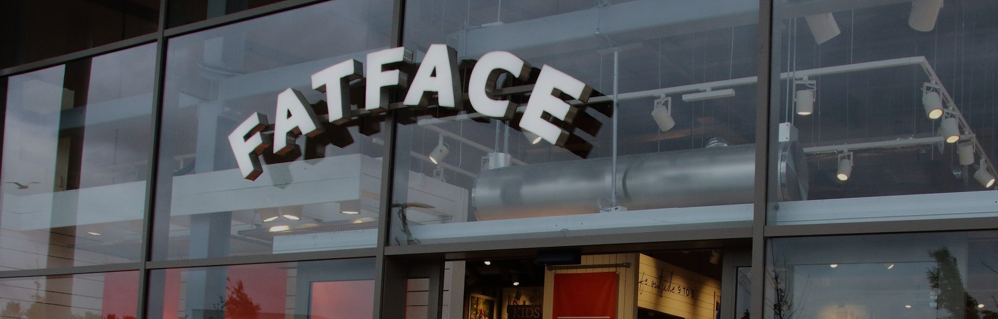 RUSHDEN, UNITED KINGDOM - 2020/07/07: Fatface store seen at Rushden Lakes complex. (Photo by Keith M...