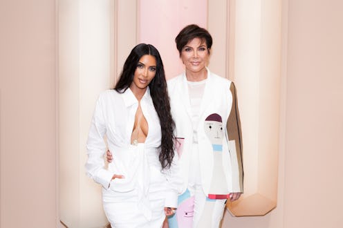 LOS ANGELES, CA - JUNE 18: Kim Kardashian West and Kris Jenner at her first-ever KKW Beauty and Fra...