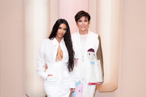 LOS ANGELES, CA - JUNE 18:  Kim Kardashian West and Kris Jenner at her first-ever KKW Beauty and Fra...