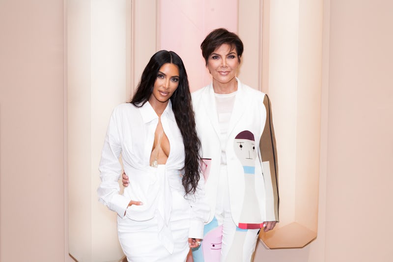 LOS ANGELES, CA - JUNE 18:  Kim Kardashian West and Kris Jenner at her first-ever KKW Beauty and Fra...