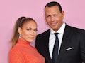 CFDA Fashion Icon Award recipient US singer Jennifer Lopez and fiance former baseball pro Alex Rodri...