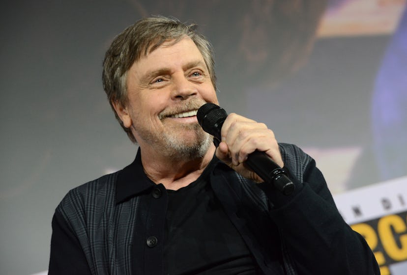 SAN DIEGO, CALIFORNIA - JULY 19: Mark Hamill accepts the Icon award during the Netflix's "The Dark C...