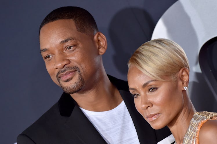 HOLLYWOOD, CALIFORNIA - OCTOBER 06: Will Smith and Jada Pinkett Smith attend Paramount Pictures' Pre...