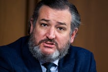 UNITED STATES - MARCH 09: Sen. Ted Cruz, R-Texas, asks a question during the Senate Judiciary Commit...