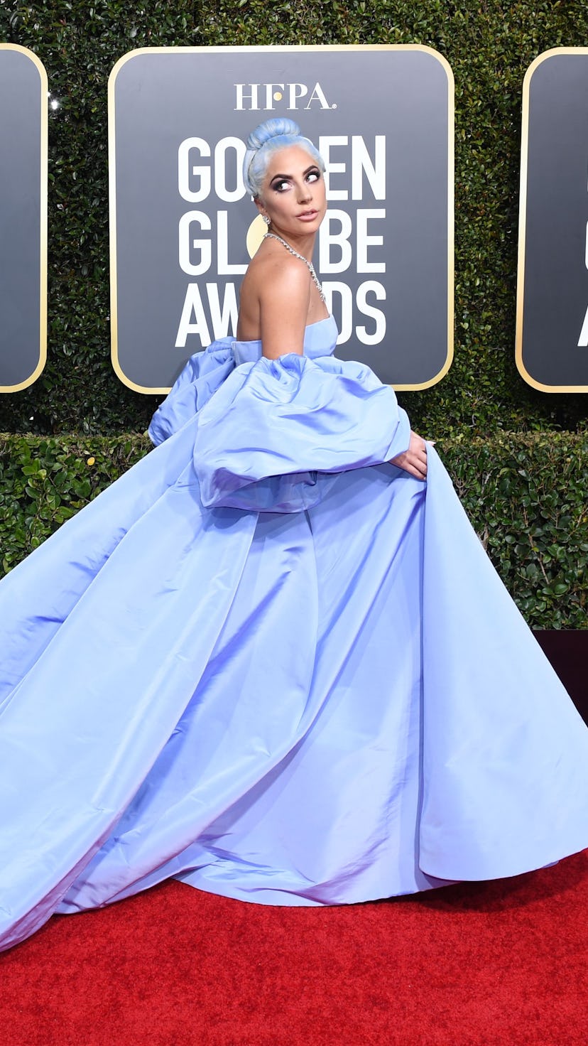 TOPSHOT - Best Actress in a Motion Picture  Drama for "A Star is Born" nominee Lady Gaga arrives for...