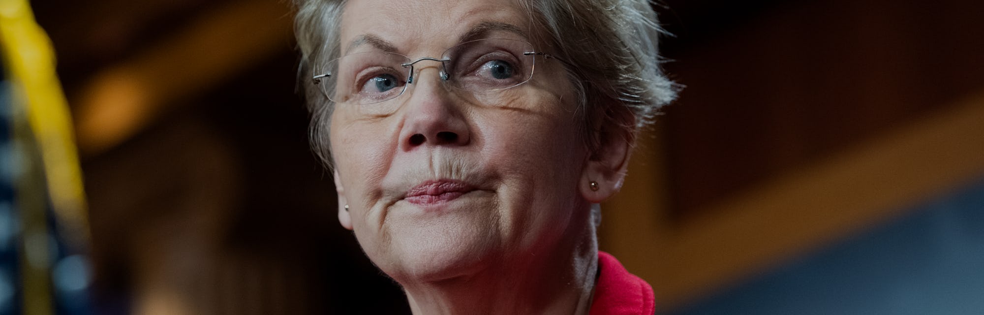 UNITED STATES - MARCH 01: Sen. Elizabeth Warren, D-Mass., conducts a news conference in the Capitol ...