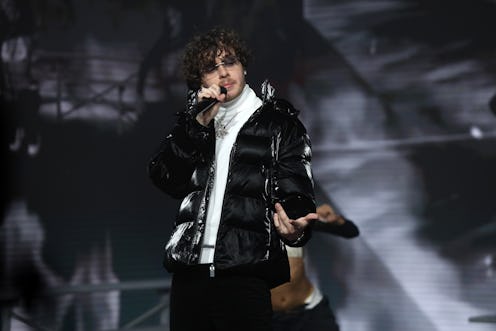 LOS ANGELES, CALIFORNIA - OCTOBER 26: In this image released on November 08, Jack Harlow performs at...