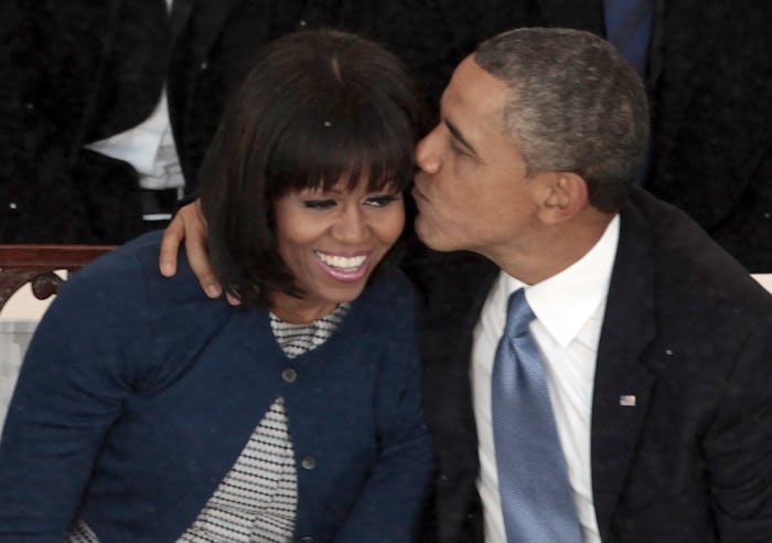 Barack Obama wanted to be a dad after moving in with Michele.