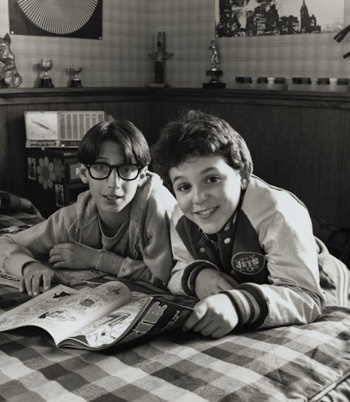 (Original Caption) The Wonder Years. Kevin Arnold (Fred Savage, right) and his best friend Paul (Jos...