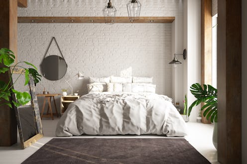 Cozy Bedroom Concept. 3d render