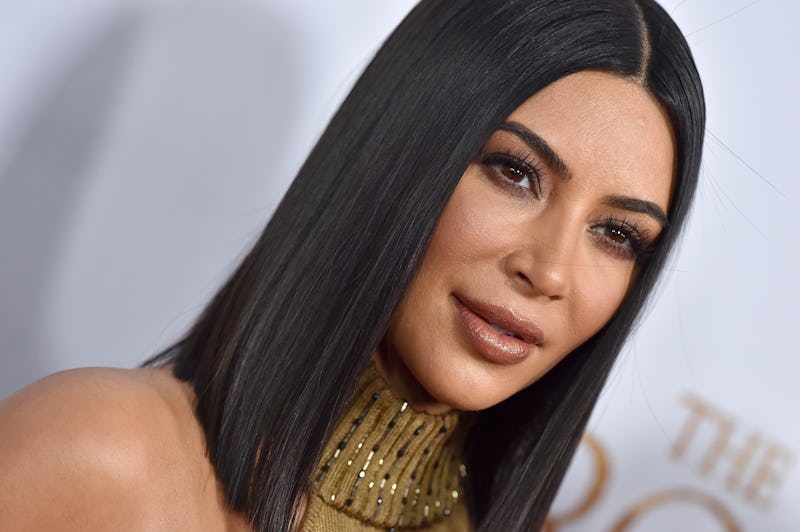 HOLLYWOOD, CA - APRIL 12:  TV personality Kim Kardashian arrives at the Premiere of Open Road Films'...