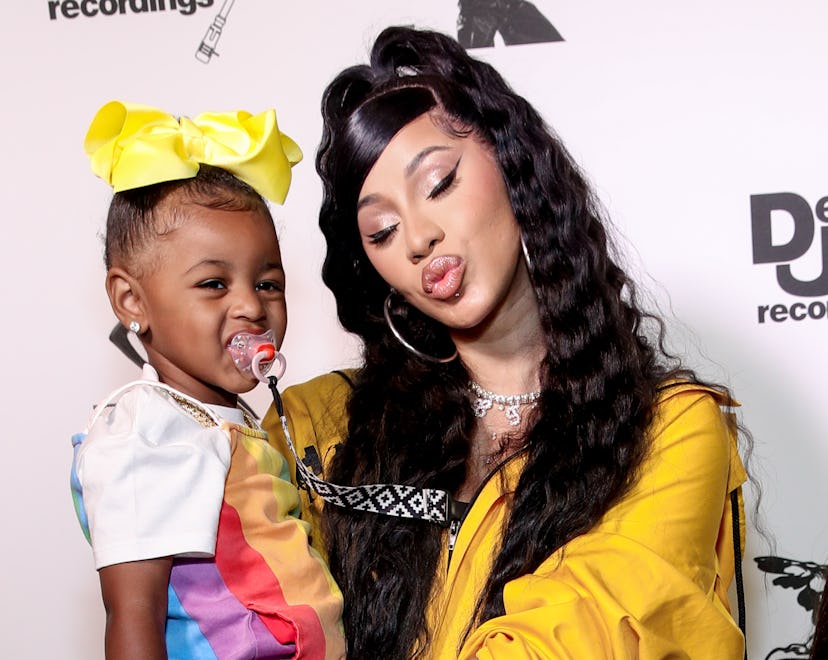 BEVERLY HILLS, CALIFORNIA - JUNE 17: Kulture Kiari Cephus and Cardi B attend the Teyana Taylor "The ...