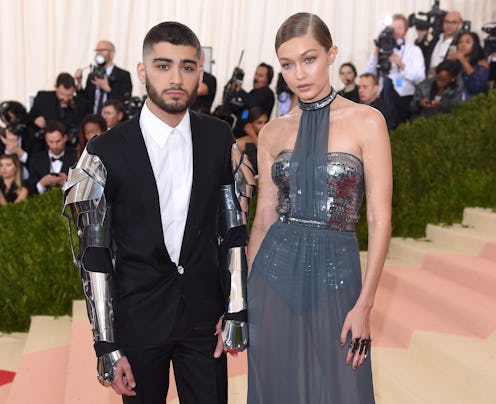 NEW YORK, NY - MAY 02: Gigi Hadid and Zayn Malik arrive for the "Manus x Machina: Fashion In An Age...