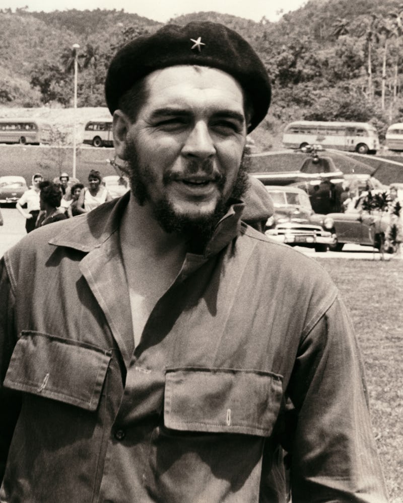 Ernesto Che Guevara (1928-1967), Cuban revolutionary of Argentine origin born in Rosario (Argentina)...