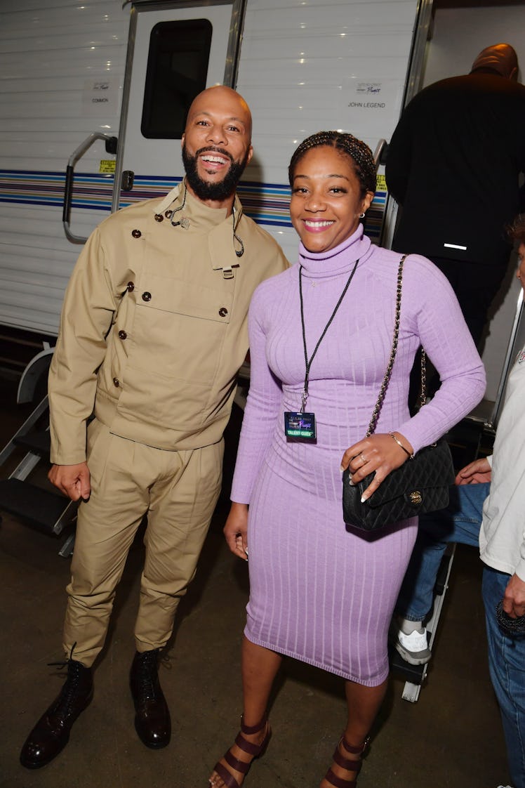 LOS ANGELES, CALIFORNIA - JANUARY 28: Common and Tiffany Haddish attend the 62nd Annual GRAMMY Award...