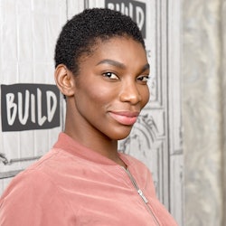 NEW YORK, NEW YORK - JANUARY 23: Actress Michaela Coel visits the Build Brunch  to discuss the serie...