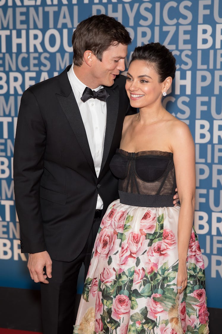 MOUNTAIN VIEW, CA - DECEMBER 03:  Actors Ashton Kutcher and Mila Kunis arrive at the 2018 Breakthrou...