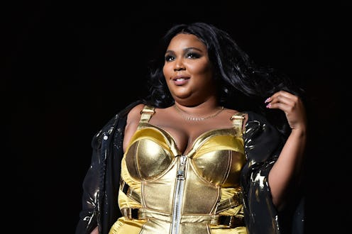 NEW YORK, NEW YORK - SEPTEMBER 24: Lizzo performs at Radio City Music Hall on September 24, 2019 in ...