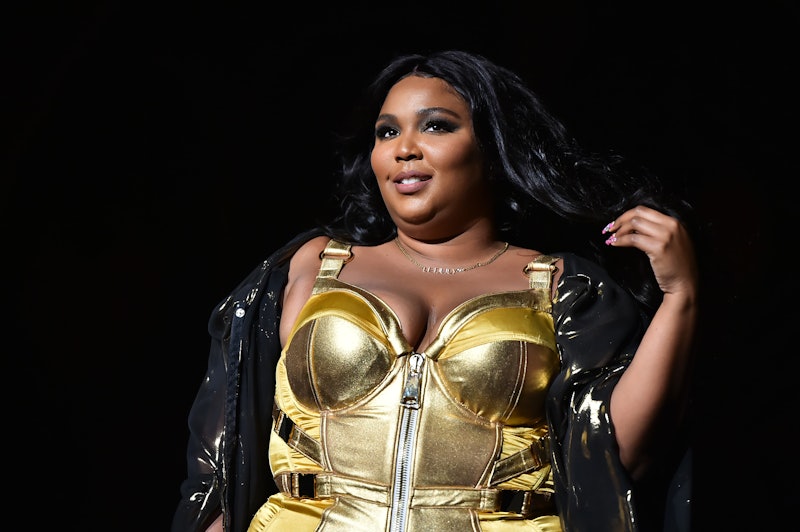 NEW YORK, NEW YORK - SEPTEMBER 24: Lizzo performs at Radio City Music Hall on September 24, 2019 in ...