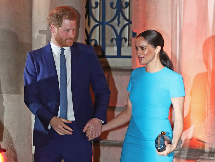 The Duke and Duchess of Sussex in March 2020.