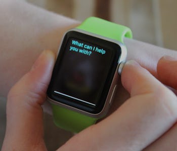 Apple Watch on a person's arm. 