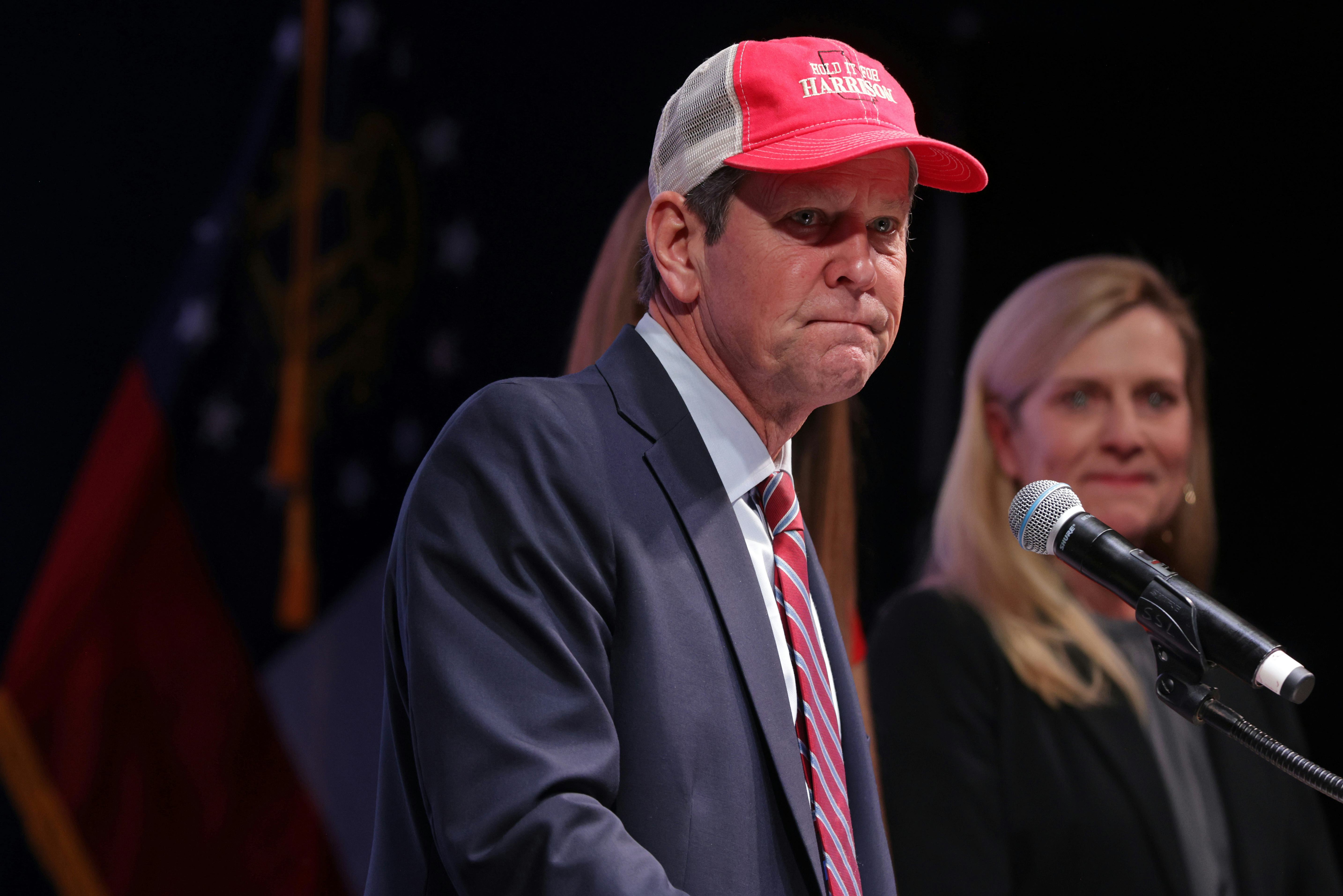 Georgia Gov. Brian Kemp Would "absolutely" Back Donald Trump In 2024