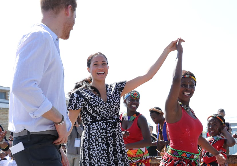 Prince Harry and Meghan Markle in South Africa 2019.