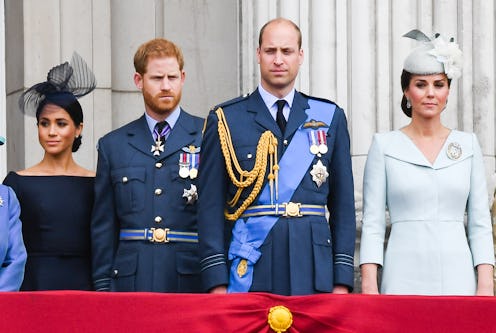 Meghan Markle, Prince Harry, Prince William, and Kate Middleton at a royal event in 2019. Photo via ...
