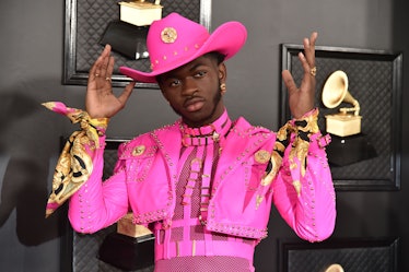 LOS ANGELES, CA - JANUARY 26: Lil Nas X attends the 62nd Annual Grammy Awards at Staples Center on J...