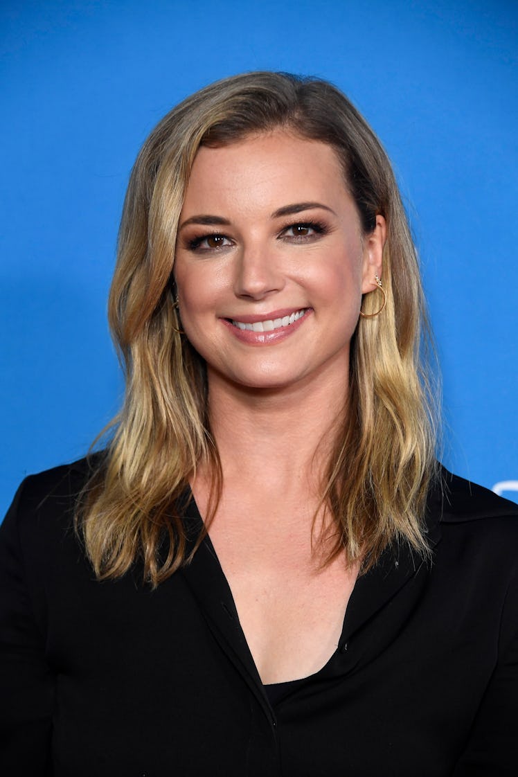 ANAHEIM, CALIFORNIA - AUGUST 23: Emily VanCamp attends D23 Disney Legends event at Anaheim Conventio...