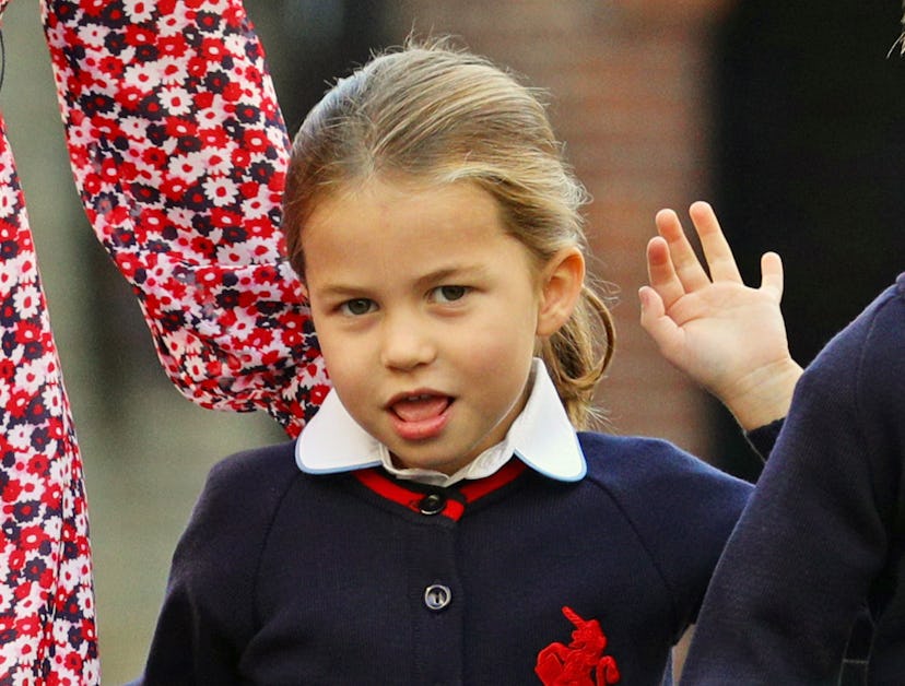 Princess Charlotte starts school, 2019.